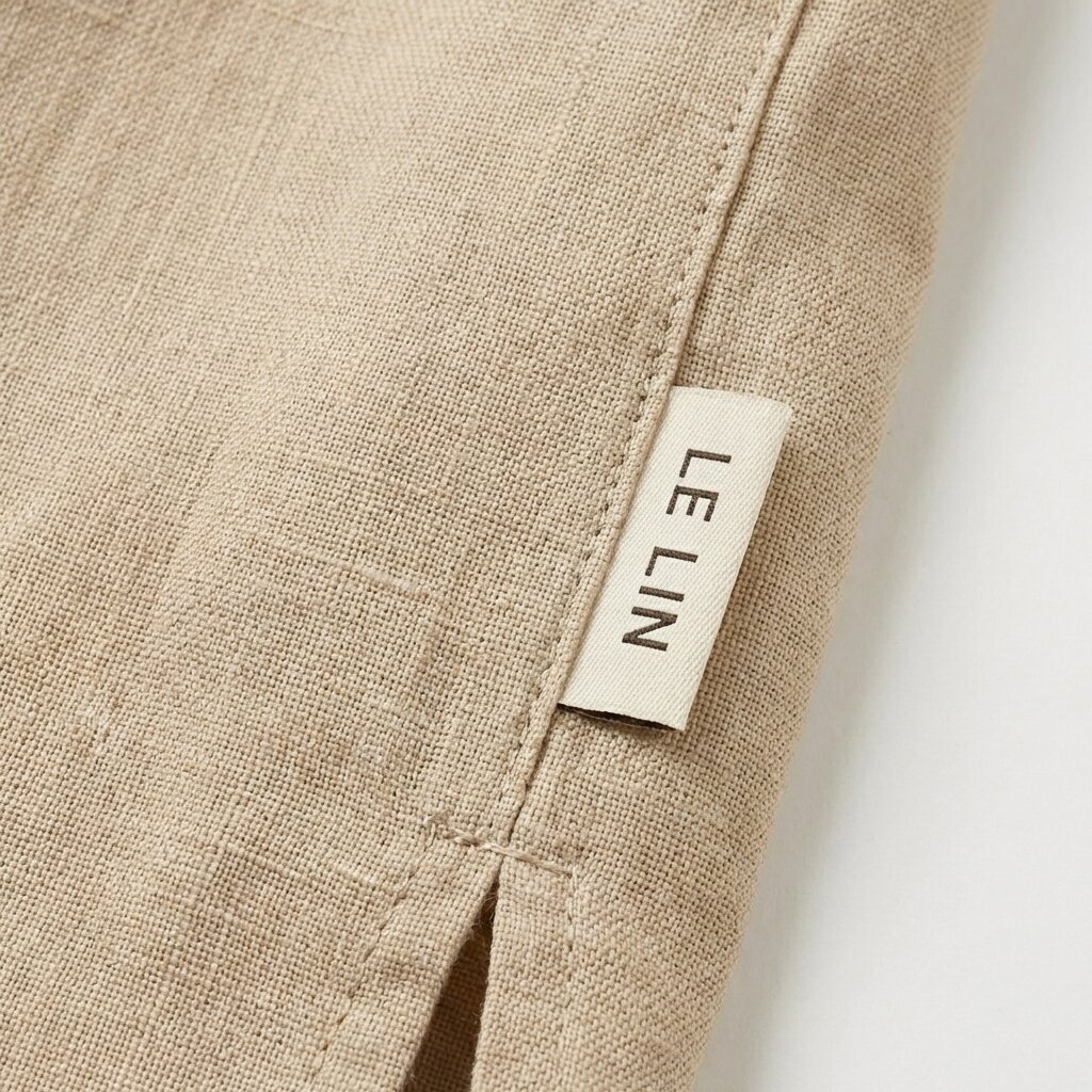 フレンチリネン 七分袖レギュラーカラーシャツ - 8